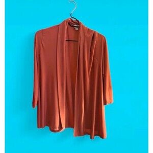 Nikki petite large orange cardigan